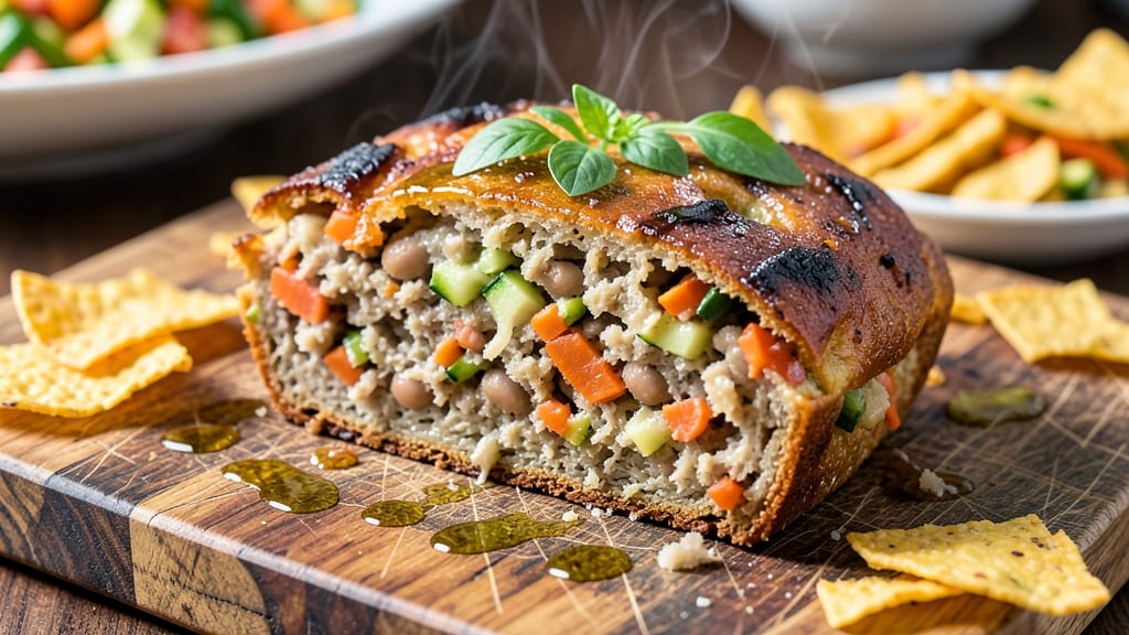 Bean Bread Recipe No Flour: Crispy Tortilla-Crusted Bean Loaf With Hidden Veggie Power