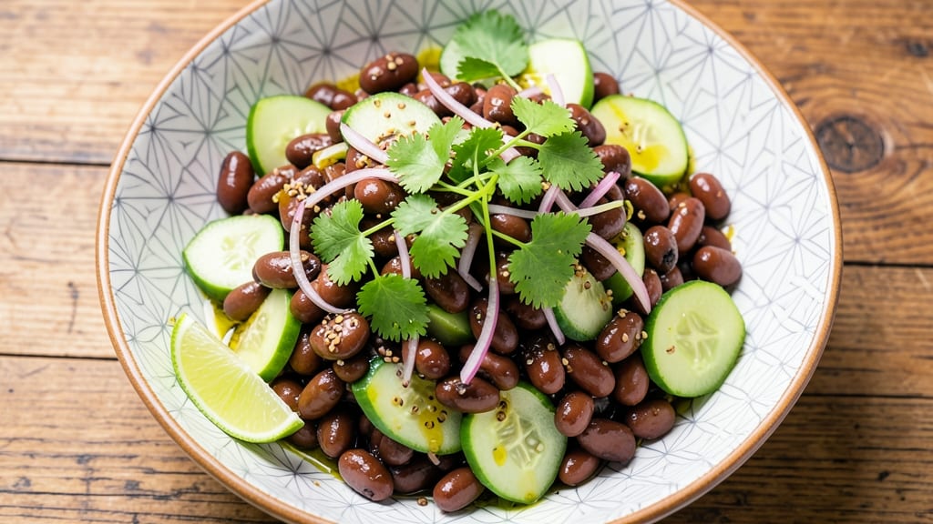 Black Bean and Cucumber Salad Recipe: Zesty Lime and Herb Refreshment