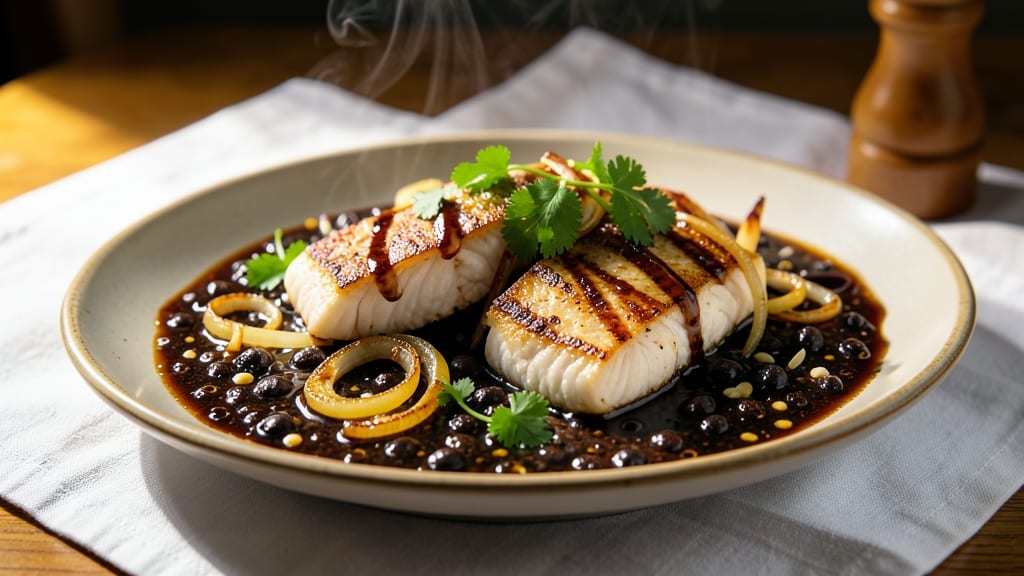 Braised Fish With Black Bean Sauce Recipe: Silky-Sauced Flavor in One Pan