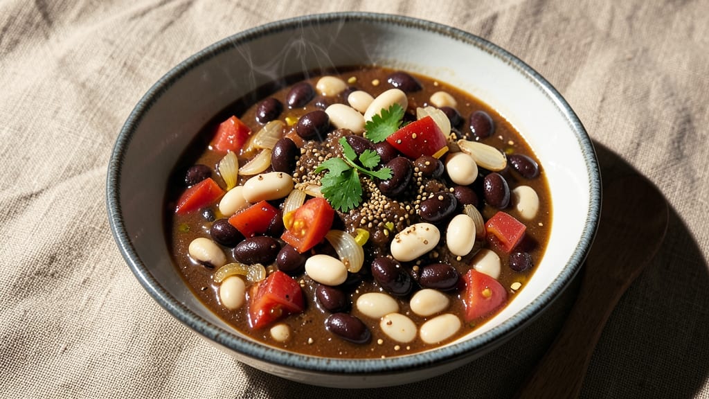 Black and White Bean Chili Recipe: Smoky-Spiced Heartiness in One Pot