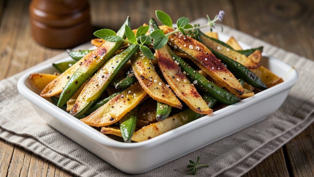 Baked Green Bean Chips Recipe: Crunchy, Lightweight Snack With Zero Guilt