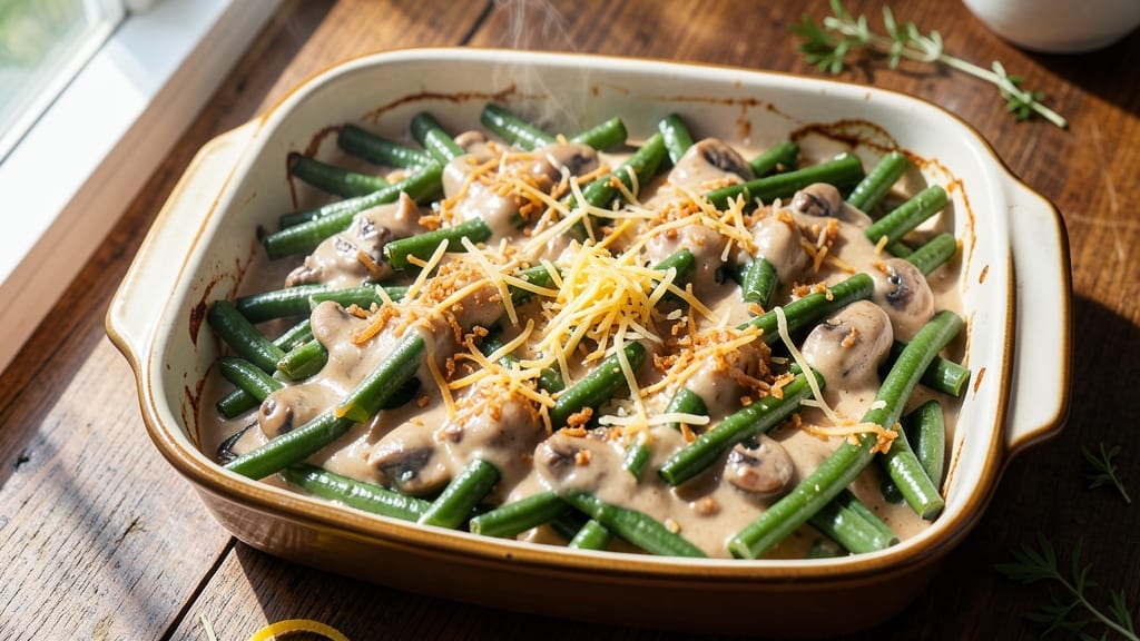 Boston Market Green Bean Casserole Recipe: Crispy-Topped Comfort in One Dish