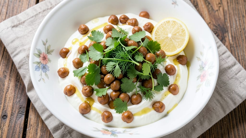 Bean Salad Dip Recipe: Crunchy Chickpea Base with Zesty Herb Twist