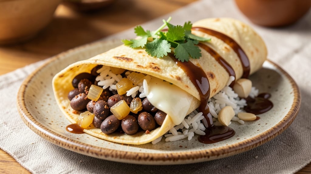 Black Bean, Rice, and Cheese Burrito Recipe: Layered Tex-Mex Warmth in 20 Minutes