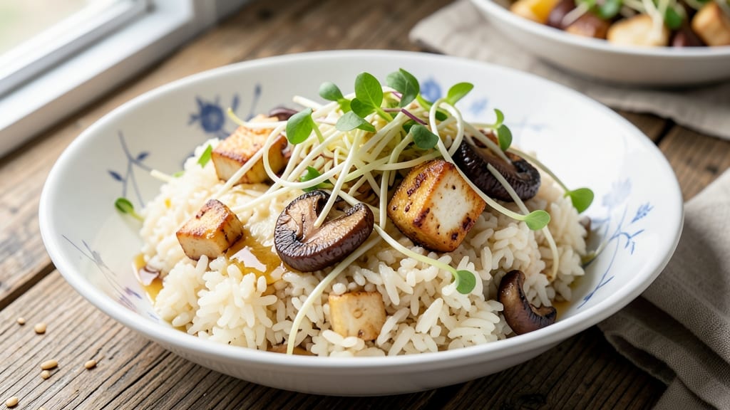 Bean Sprout Rice Recipe: Crispy-Topped Umami Bomb in One Pot
