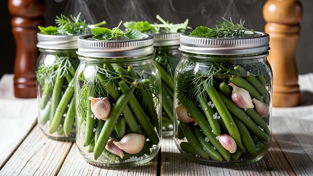 Ball Jar Dilly Bean Recipe: Smoky Garlic and Herb Infusion in Minutes
