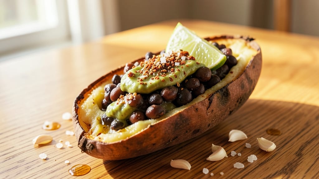 Black Bean Stuffed Sweet Potato Recipe: Smoky Cumin and Black Bean Protein-Packed Bites