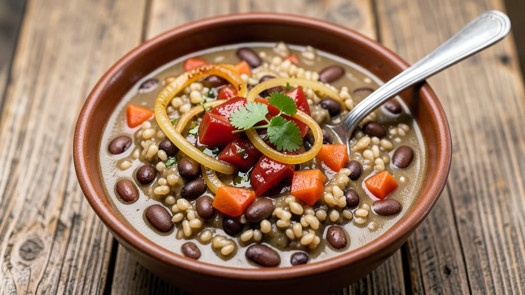 Black Bean and Barley Soup Recipe: Hearty Fiber-Packed Warmth in One Pot