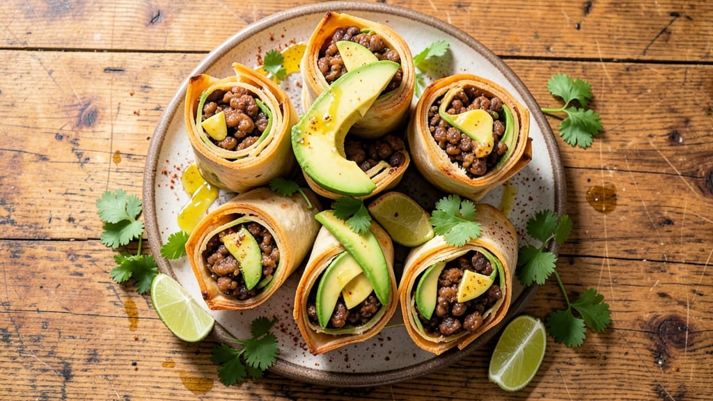 Black Bean Pinwheels Recipe: Smoky Cumin and Lime Zing in 15 Minutes