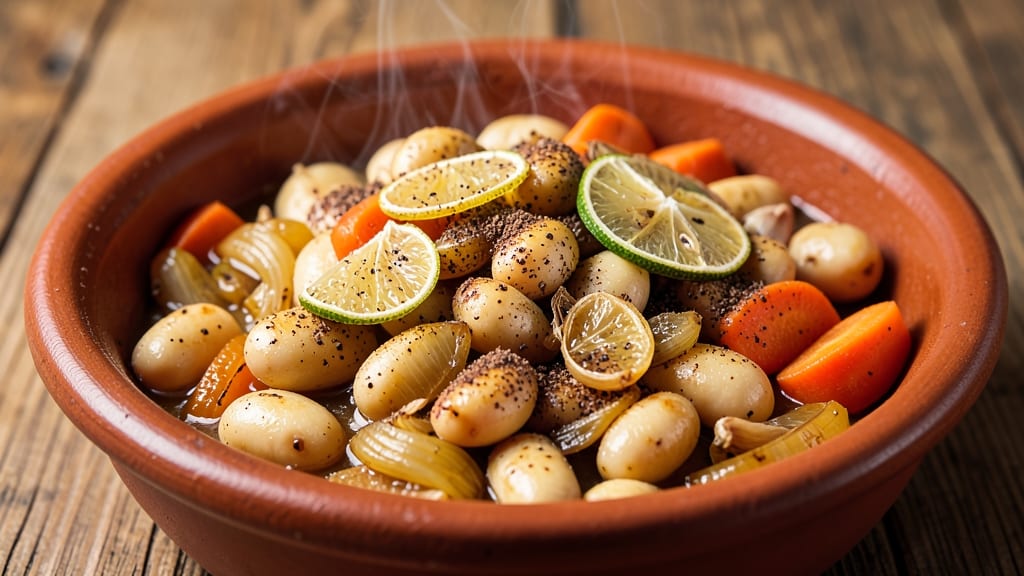 Bean Tagine Recipe: Moroccan-Spiced Stew With Fragrant Cinnamon and Sweet Preserved Lemons