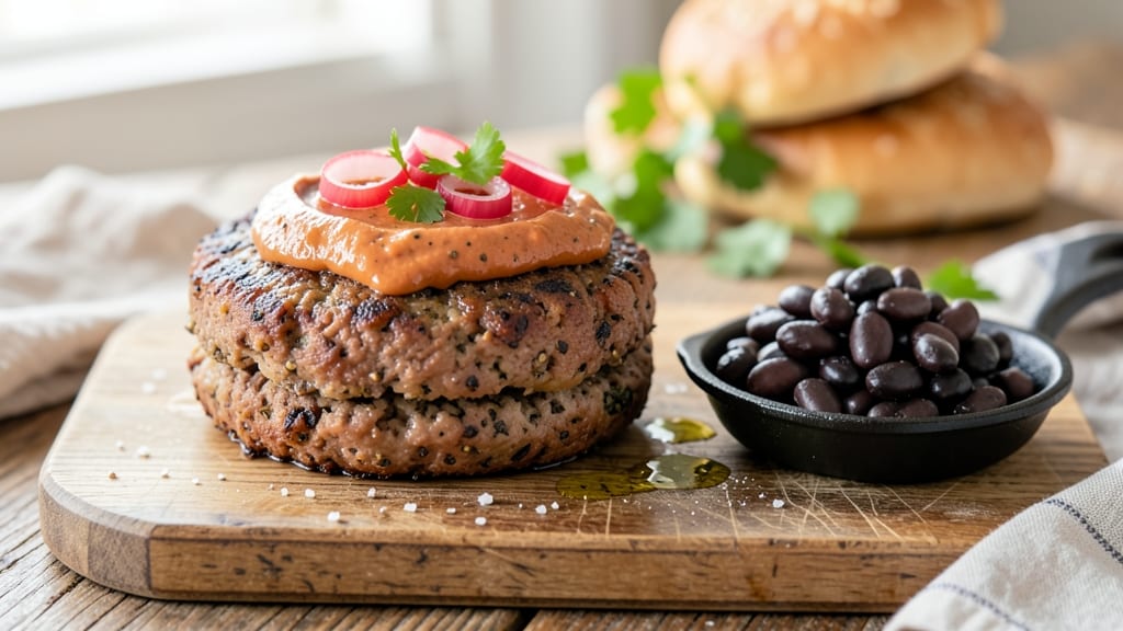 Black Bean Veggie Burger Recipe Without Breadcrumbs: Binders-Free Patty With Hearty Texture