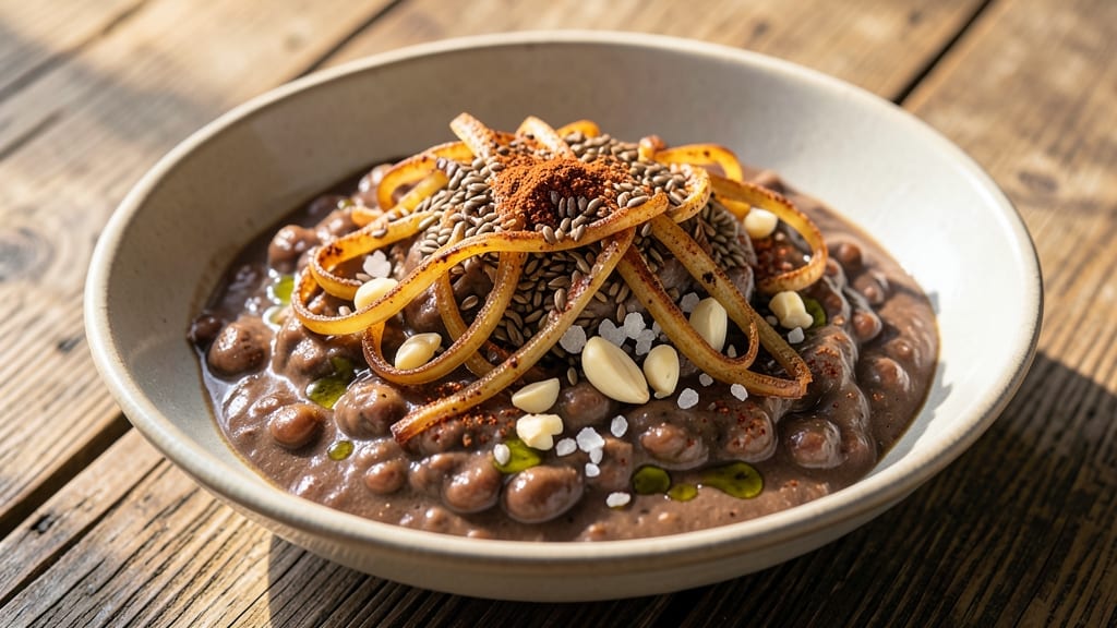 Bold Bean Co Recipe: Smoky Cumin Crunch Over Velvety Bean Base