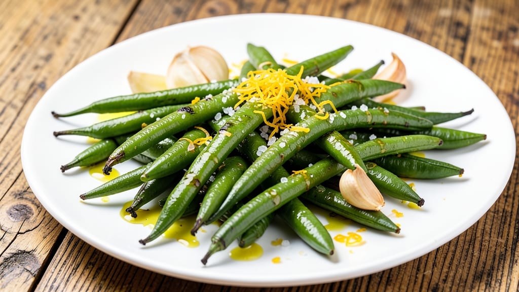 Awesome Green Beans Recipe: Crisp-Tender Blanched with Garlic and Lemon Zest