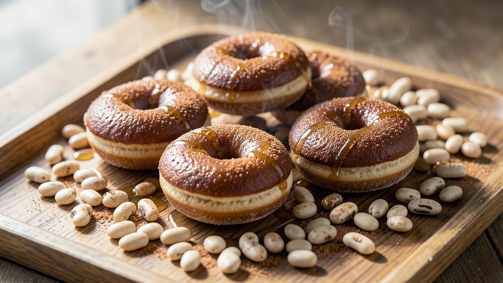Bean Donuts Recipe: Crispy Shells With Spiced Bean Filling