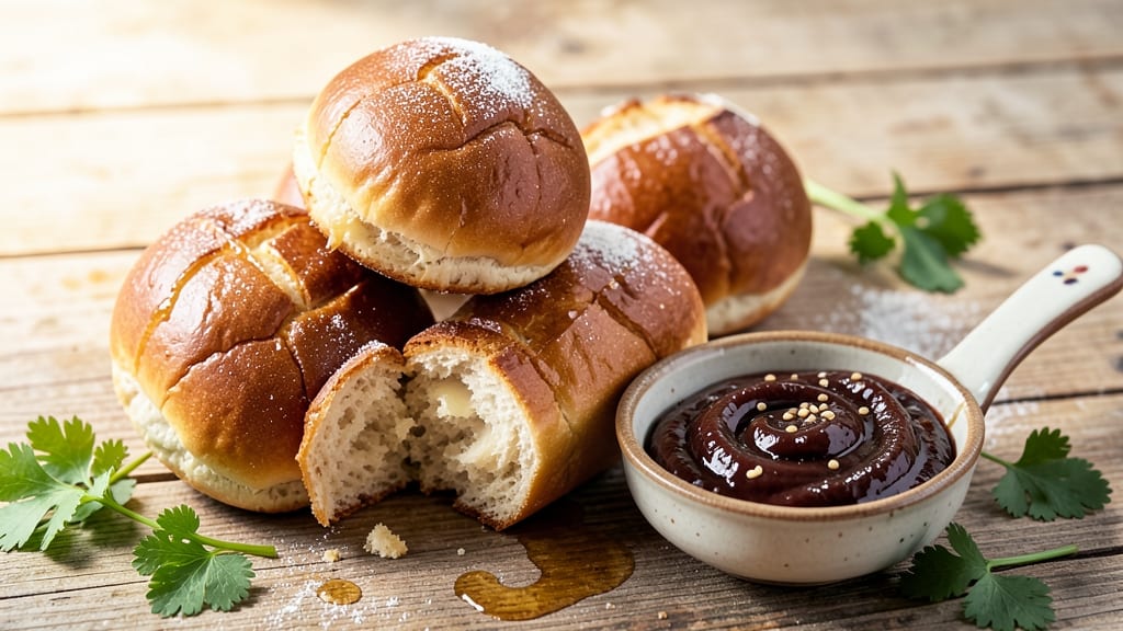 Bean Paste Buns Recipe: Smoky Cumin Crunch Over Creamy Bean Filling