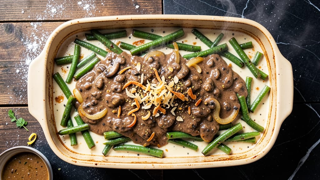 Alex Guarnaschelli's Green Bean Casserole Recipe: Crispy Top, Creamy Pull-Apart Magic