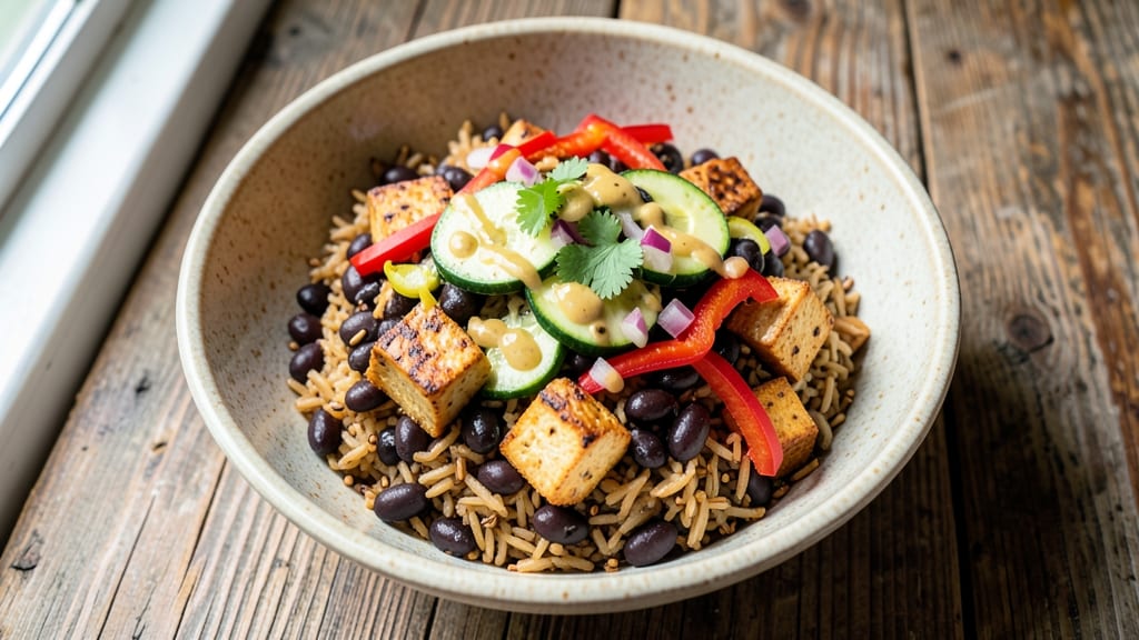 Brown Rice and Black Bean Bowl Recipe: Smoky Cumin and Lime Zest Harmony