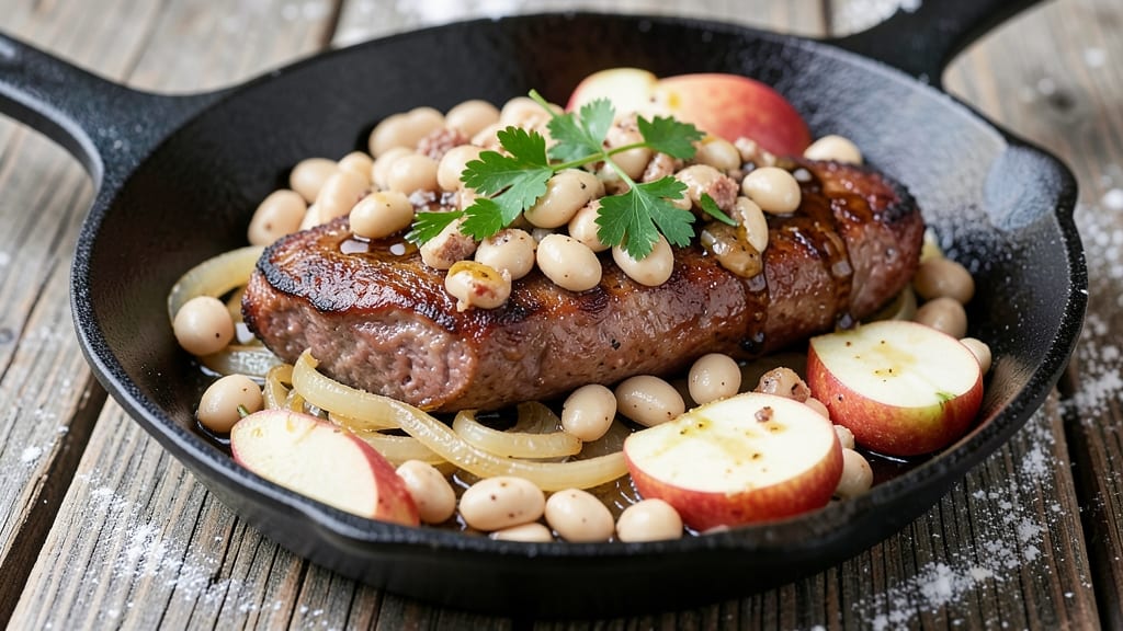 Apple Sausage and Bean Skillet Recipe: Smoky-Spiced One-Pan Harmony