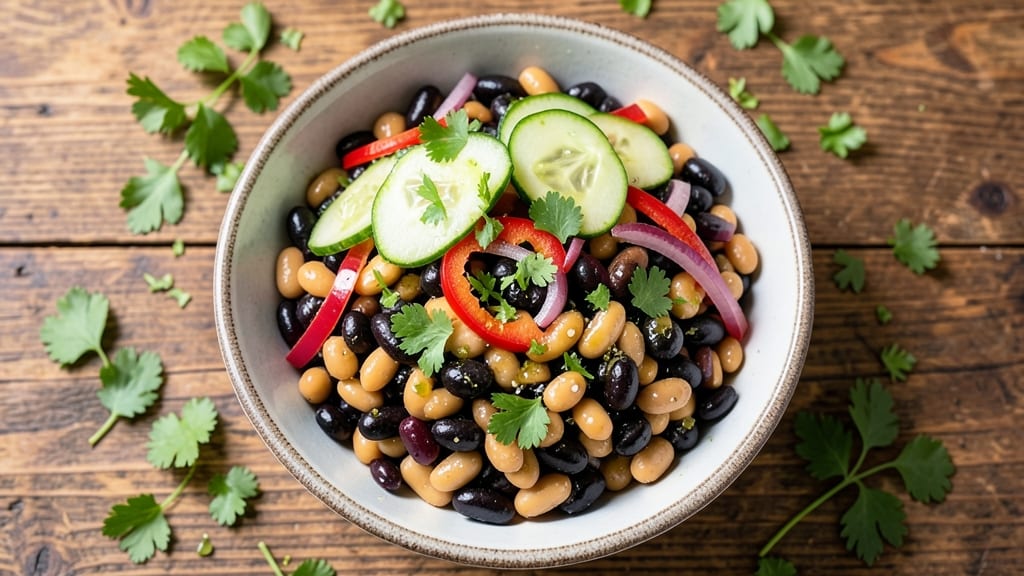 Black and White Bean Salad Recipe: Protein-Packed Picnic Perfection