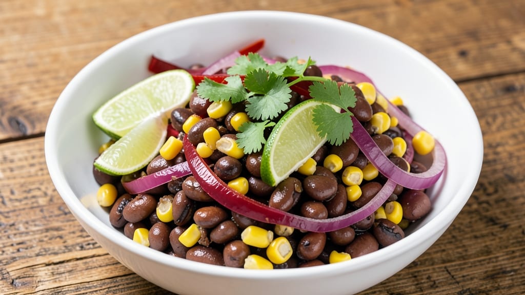 Black Bean and Corn Relish Recipe: Zesty Lime and Cilantro Brightness in 15 Minutes