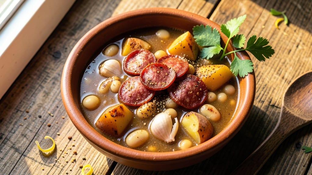 Authentic Portuguese Bean Soup Recipe: Smoky Cumin and Garlic-Rich Tradition