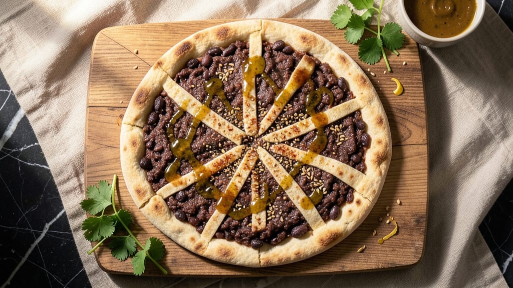 Black Bean Flatbread Recipe: Smoky Cumin Crisp With Hearty Filling
