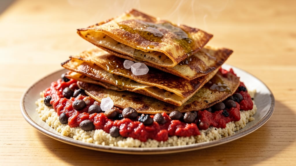 Bean Tortilla Recipe: Crispy Crown Over Smoky Black Bean Bliss