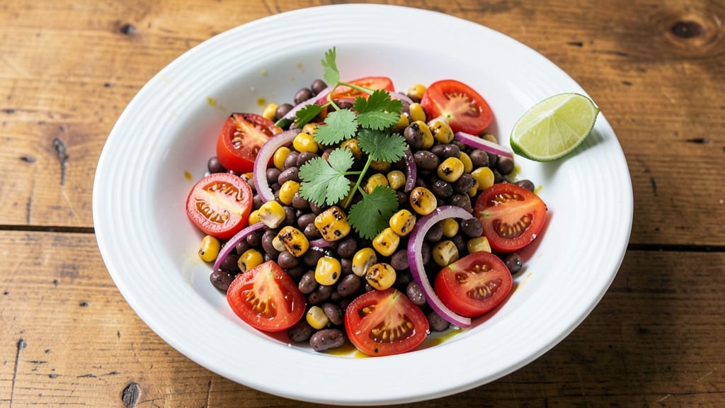 Black Bean, Corn, and Tomato Salad Recipe: Bright and Zesty in 15 Minutes