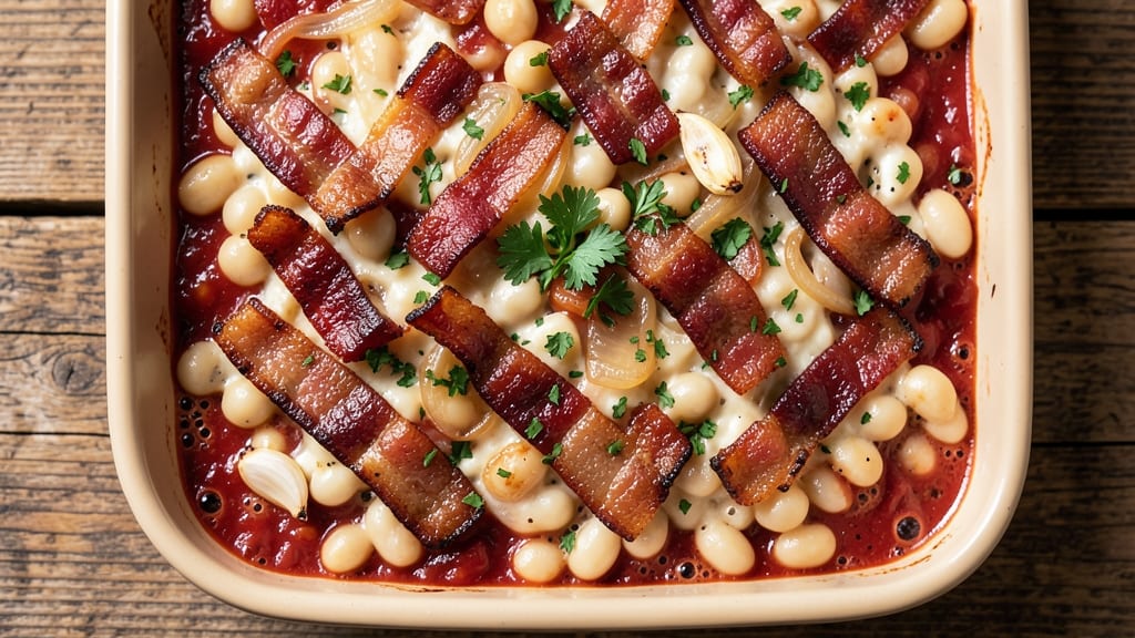 Bean and Bacon Casserole Recipe: Smoky-Sweet Layers With Crispy Top