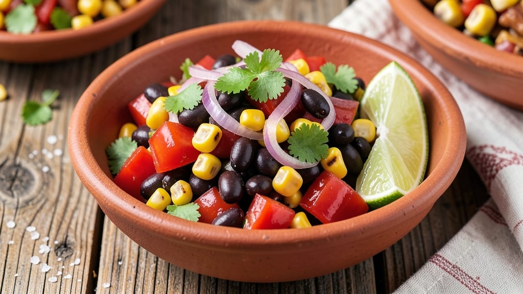 Black Bean and Corn Pico De Gallo Recipe: Bright, Zesty Salsa With No-Cook Ease