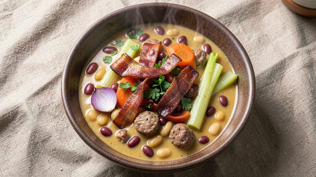 Betty Crocker's Northern Bean Soup Recipe: Smoky Bacon and Herb-Infused Comfort