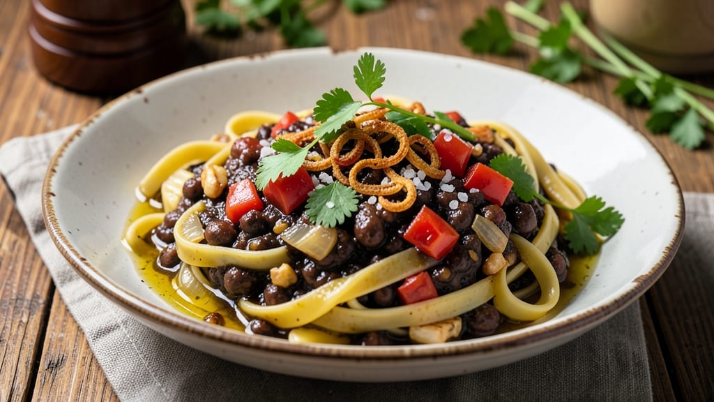 Black Bean Fettuccine Recipe: One-Pot Protein-Packed Pasta