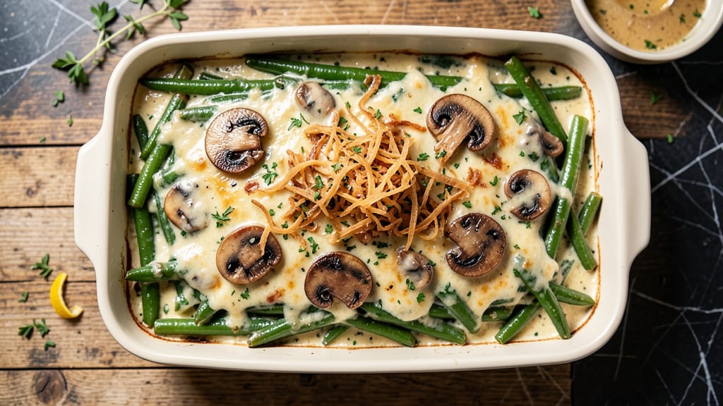 Best Fresh Green Beans Casserole Recipe Ever: Crispy Top, Creamy Pull-Apart Magic