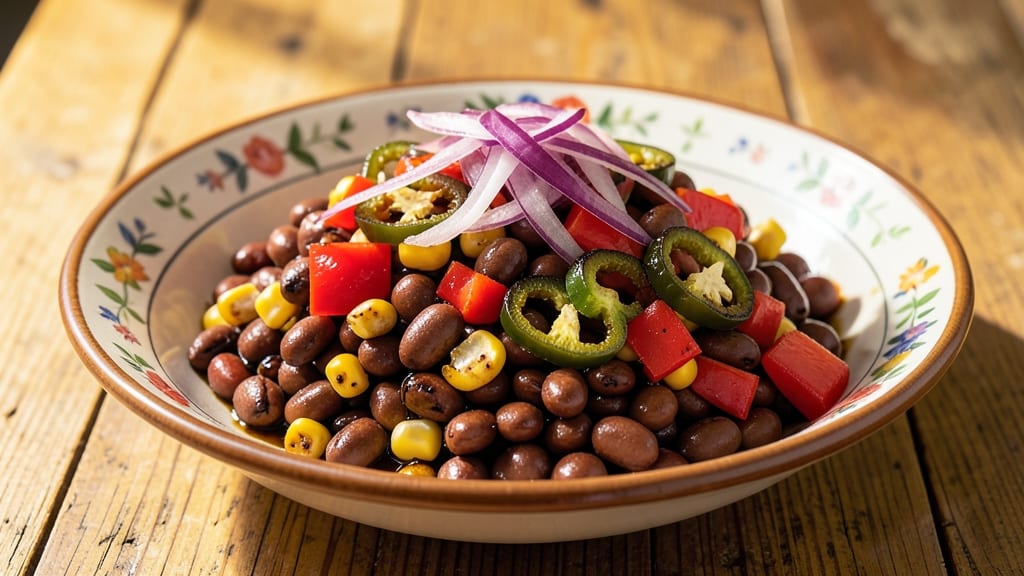 Bean Feast Recipe: Hearty Black Bean and Corn Fiesta Bowl
