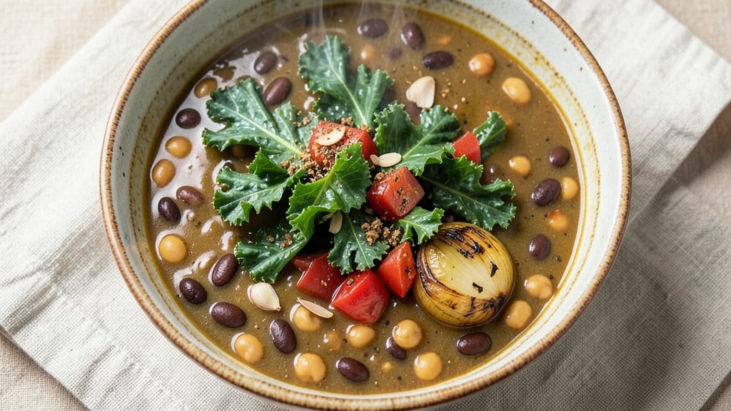 Black Bean and Kale Soup Recipe: Smoky Cumin and Garlic Infused in One Pot