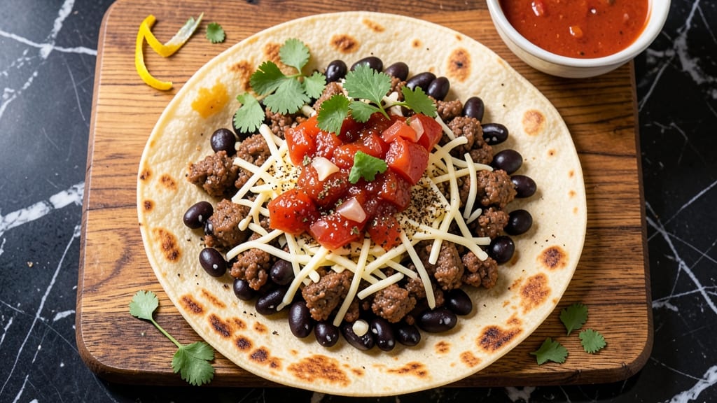 Beef and Bean Quesadillas Recipe: Smoky Cumin-Crusted Crunch With Melted Cheese Rivers