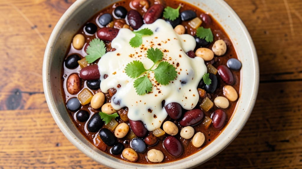 8 Bean Chili Recipe: Hearty Tex-Mex Bowl with Smoky Depth