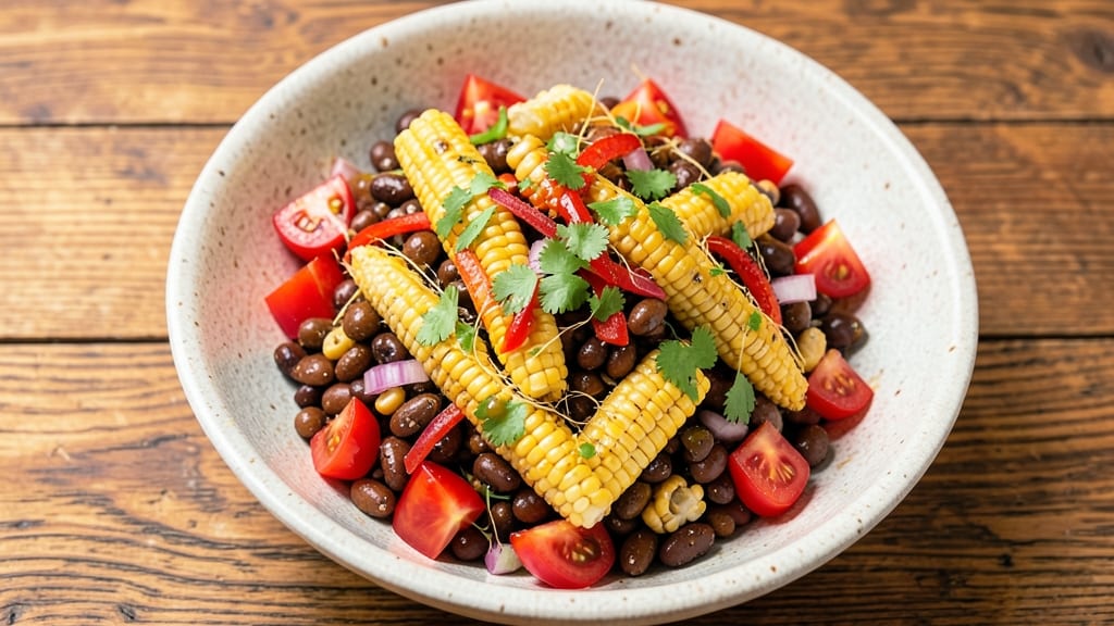 Bean Corn Tomato Salad Recipe: Bright Summer Flavors With Crunchy Texture