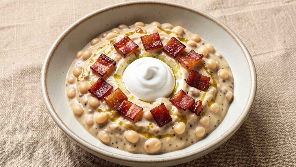 Bean With Bacon Soup Dip Recipe: Smoky Bacon Crunch Meets Creamy Bean Bliss