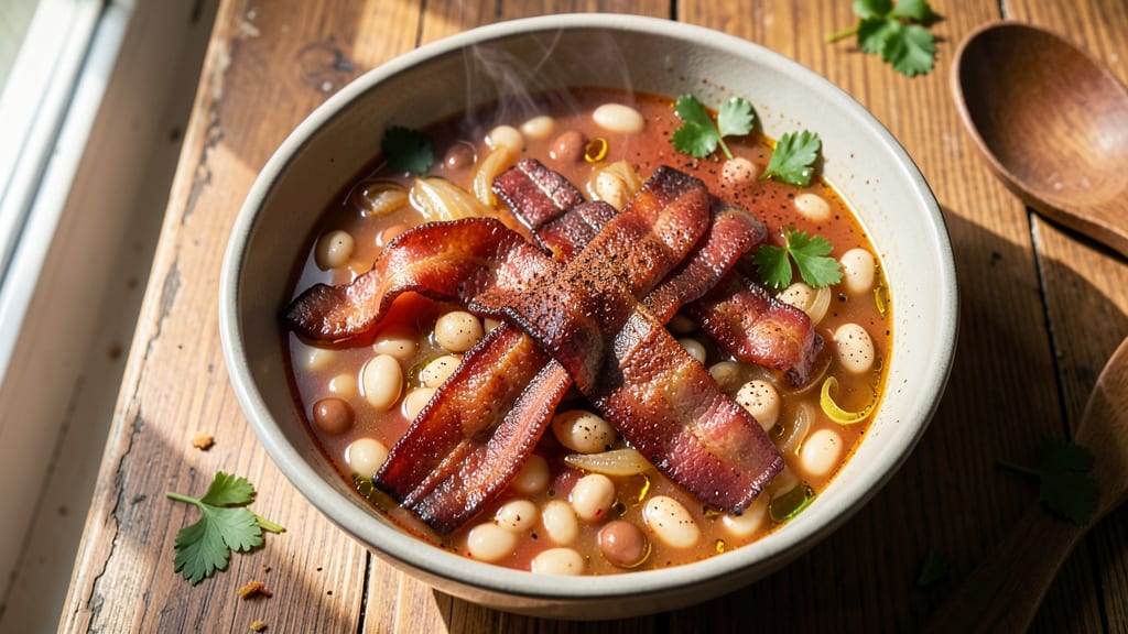 Bean and Bacon Soup Recipe With Canned Beans: Smoky Comfort in 25 Minutes