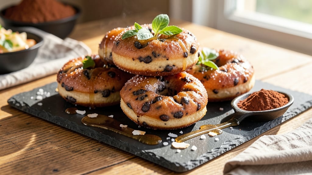 Black Bean Donuts Recipe: Deep-Fried Chocolatey Bites With Spiced Filling