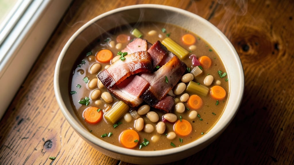 Alton Brown's Ham and Bean Soup Recipe: Smoky-Sweet Simmer for Cozy Nights