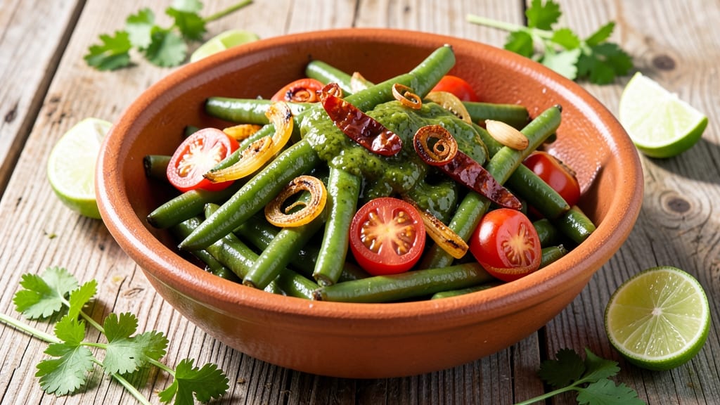 Authentic Mexican Green Bean Recipe: Charred, Garlicky, and Lime-Zested Brightness
