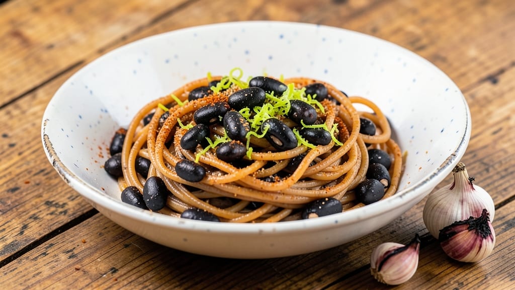 Black Bean Spaghetti Noodles Recipe: Smoky Cumin and Lime Zest One-Pot Harmony