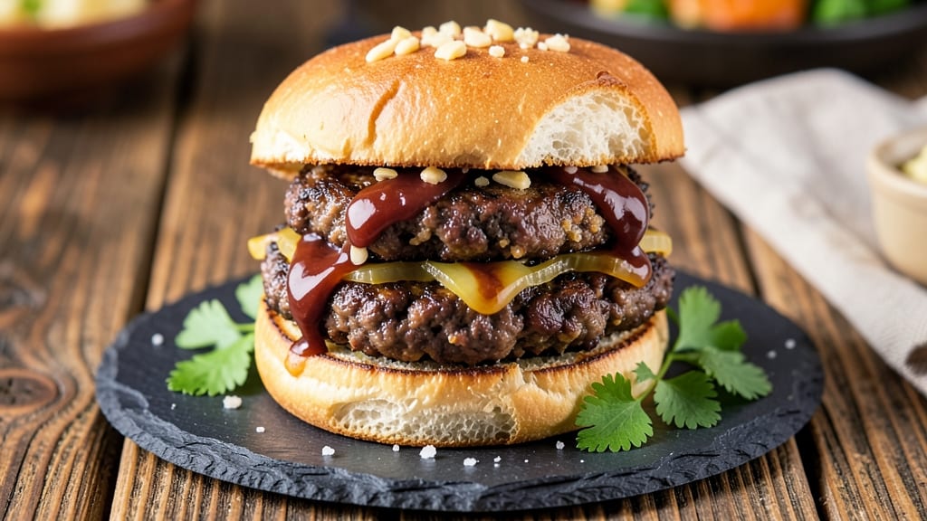 Bobby Flay's Black Bean Burger Recipe: Smoky Chipotle Crunch Meets Melty Cheese Rivers