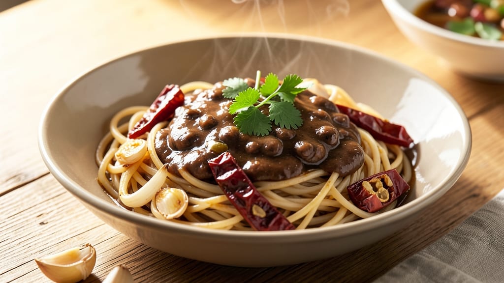 Black Bean Noodles Sauce Recipe: Smoky Chipotle-Cumin Velvety Swirl