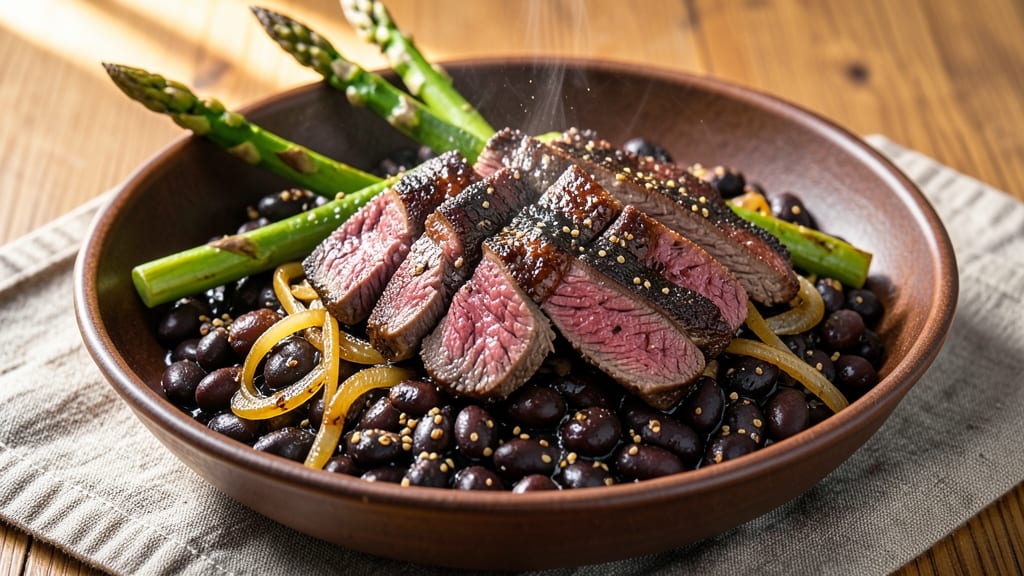 Beef Asparagus Black Bean Sauce Recipe: Umami-Packed One-Pan Meal