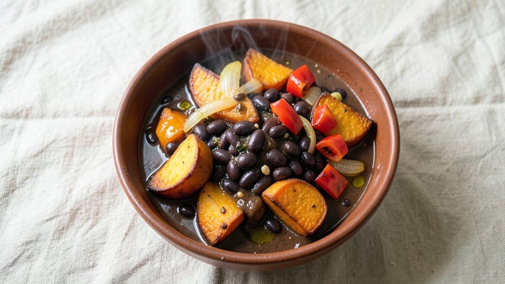 Black Bean and Sweet Potato Stew Recipe: Smoky-Spiced One-Pot Heartiness