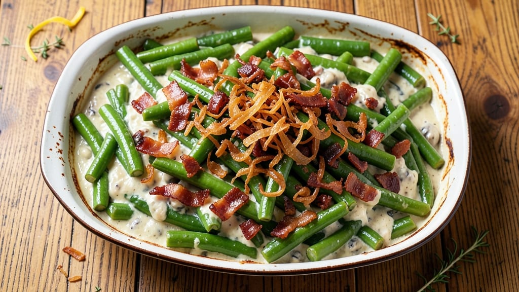 Big Green Bean Casserole Recipe: Crunchy Top, Creamy Bean Magic