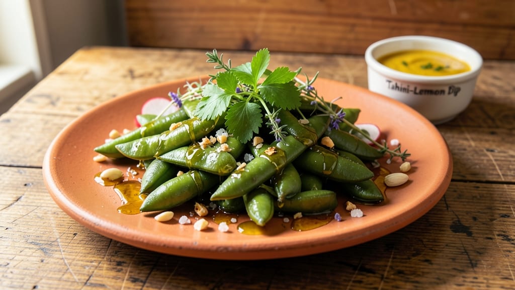 Broad Bean Snack Recipe: Crispy Roasted with Herby Lemon Zing
